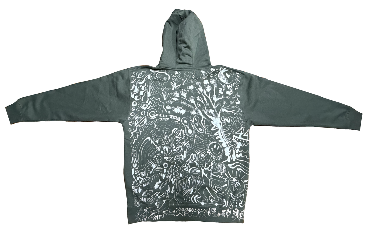 "ENDURANCE" : 2026 CUSTOM BLEACH HOODIE MENS XL