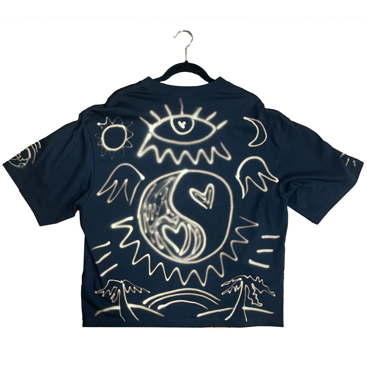 "PARADISIAL" : 2025 CUSTOM BLEACH TEE 1 of 1 Mens XL