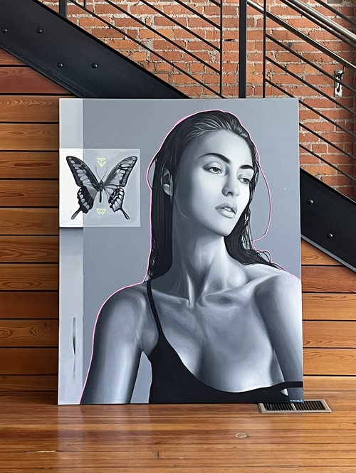 "DAYLIGHT" : 2024 48" x 60" OIL PAINTING ON CANVAS