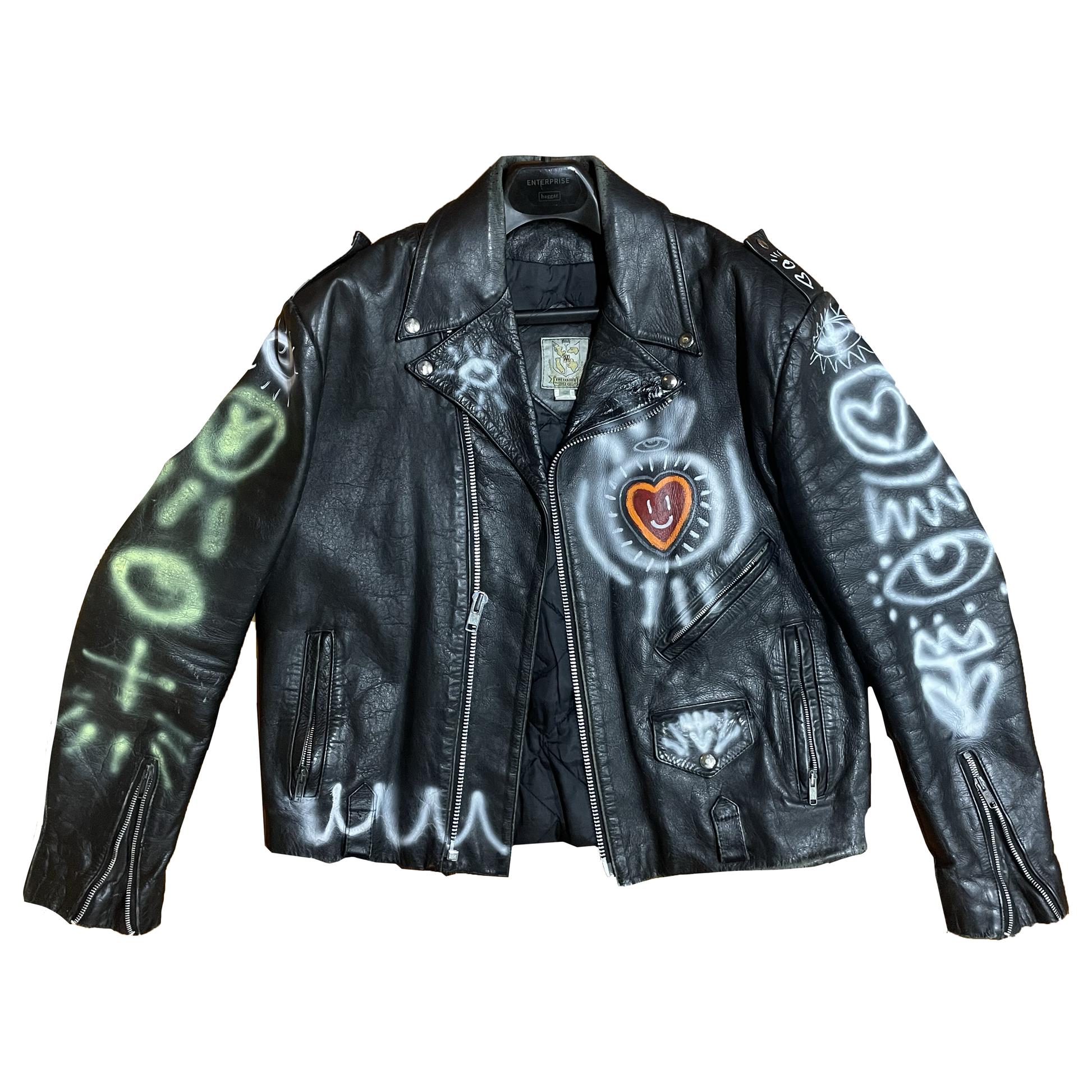 "A LIVE PLANET" : 2023 - 2025 CUSTOM LEATHER JACKET 1 of 1