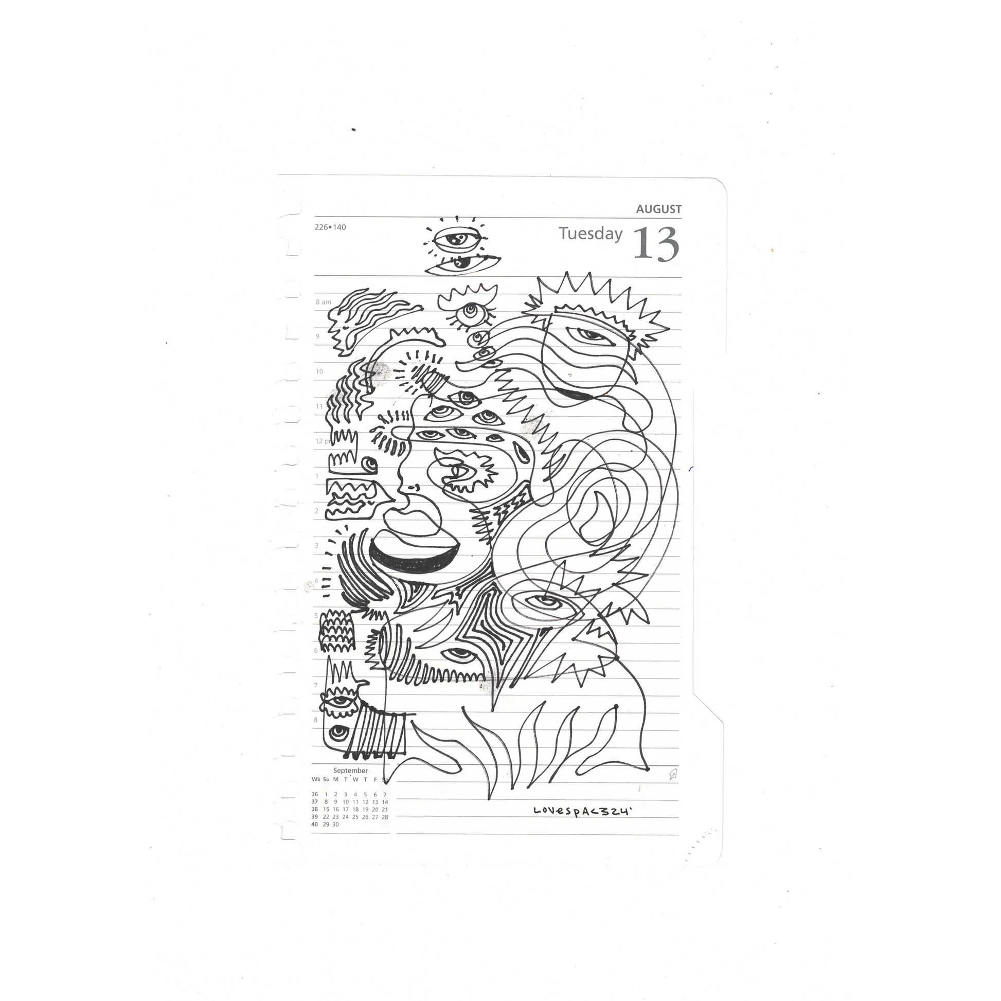 FIRED UP : 2025 Sketchbook Original Artifact