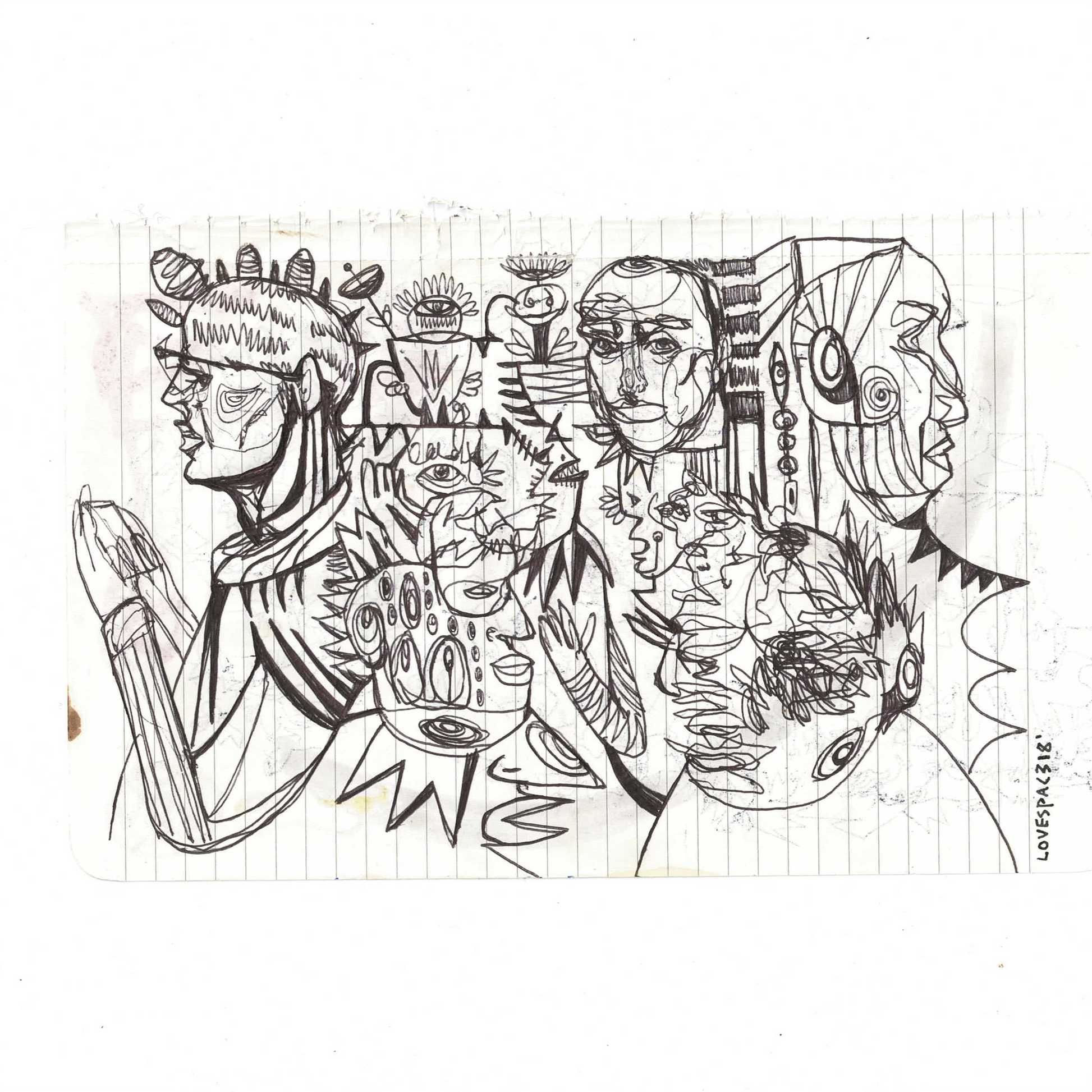 LYMBIC PATTERN : 2018 Sketchbook Original Artifact