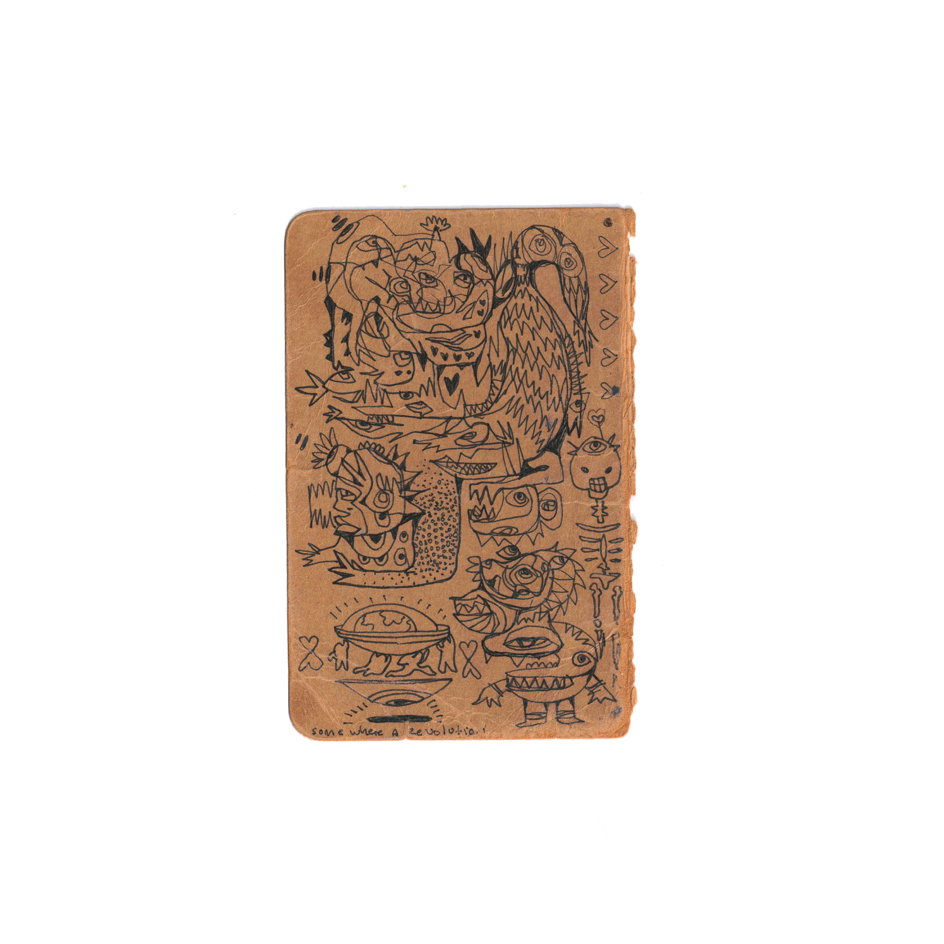 SOMEWHERE A REVOLUTION : 2023 Sketchbook Original Artifact