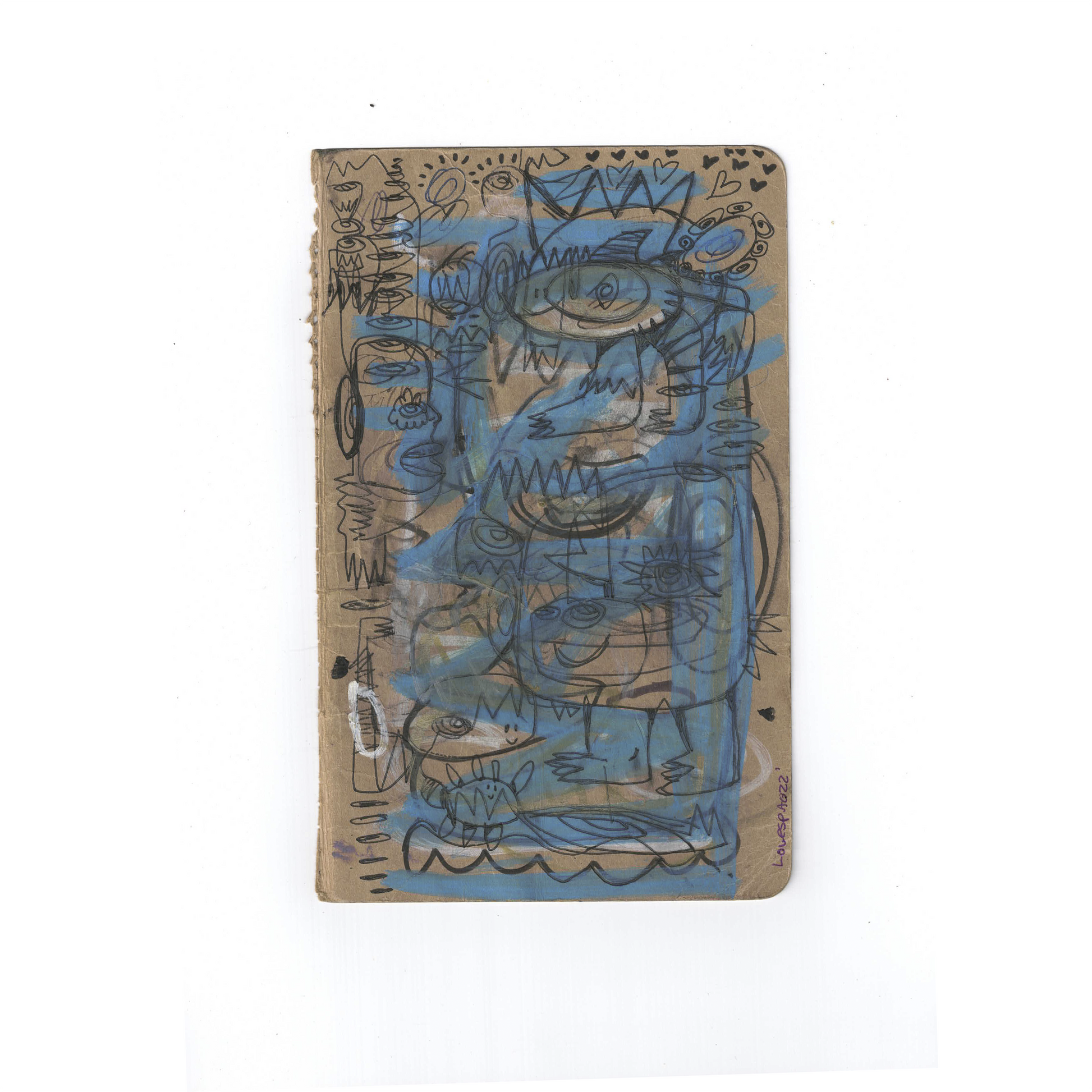 A DAY OF PROPER STUDY AND CONTEMPLATION: 2023 Sketchbook Original Artifacts
