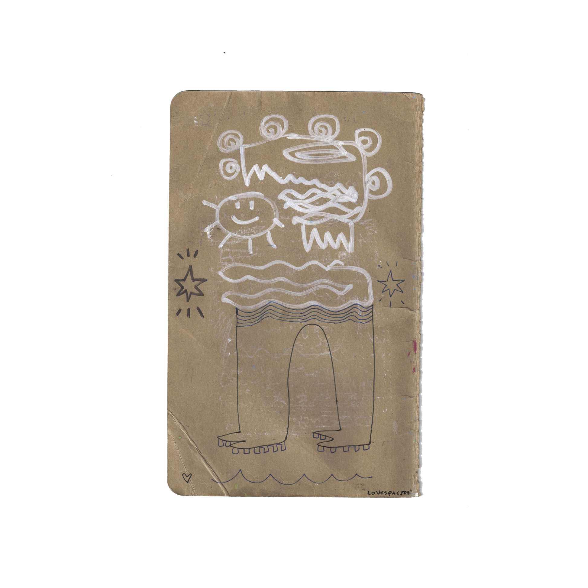IN THE WORLD AND NOT OF IT : 2025 Sketchbook Original Artifacts