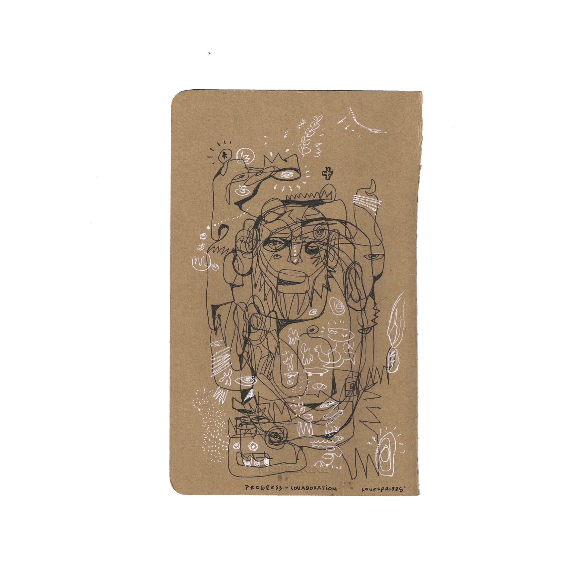 Progress Collaboration : 2025 Sketchbook Original Artifacts