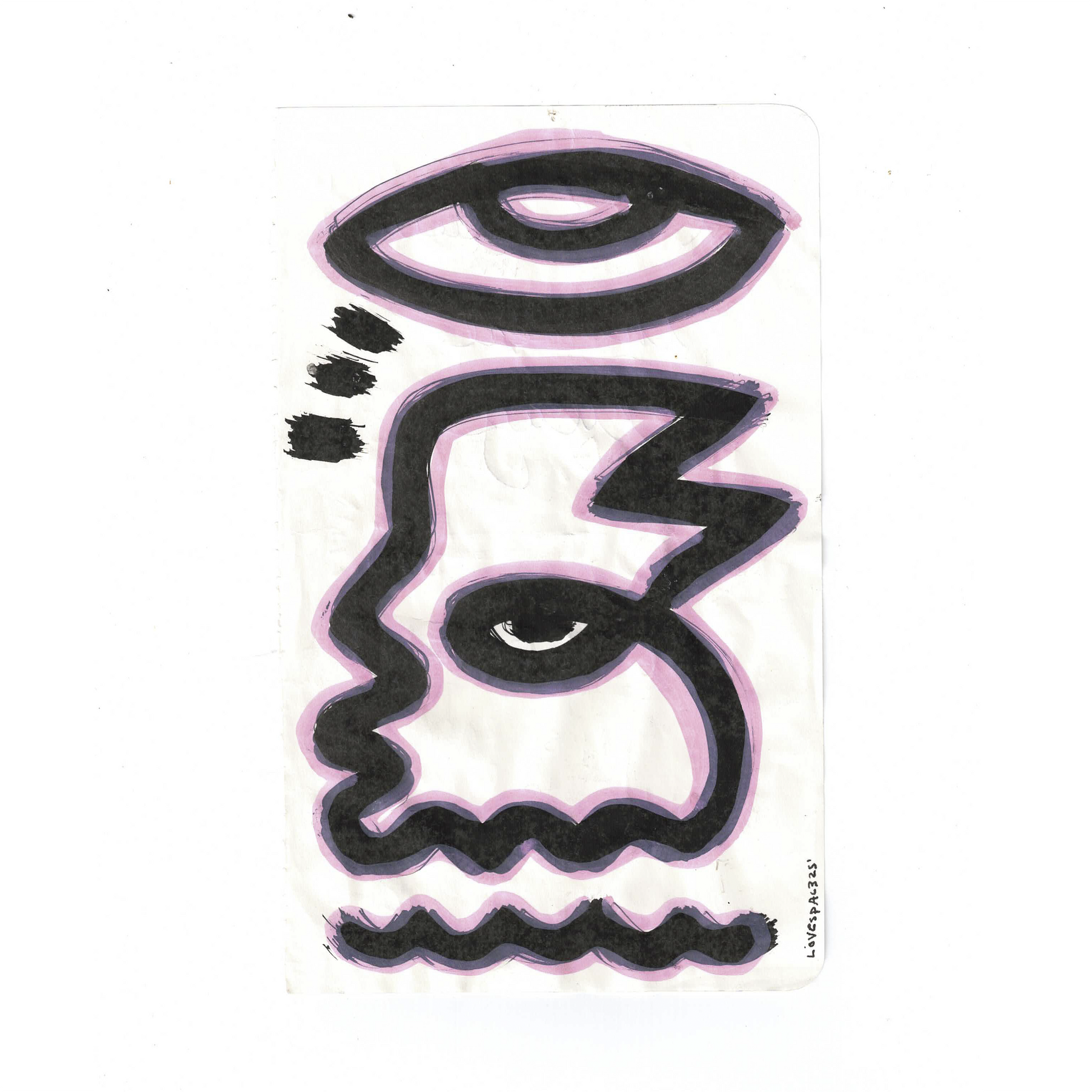 HUMBLY FLOATING  IN A WAY IT NO LONGER NEEDS TO MAKE SENSE : 2025 Sketchbook Original Artifact